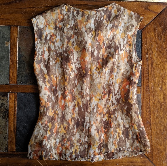 Button Down Ruffle Blouse - Picture 2 of 3